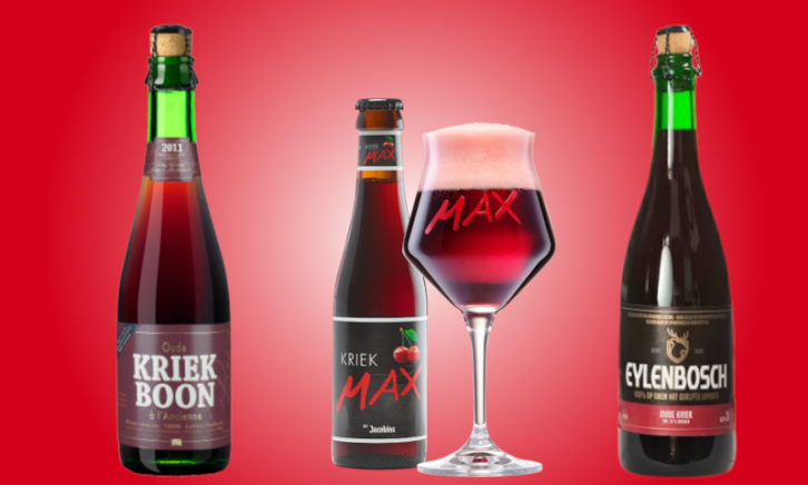Drie kriek bieren
